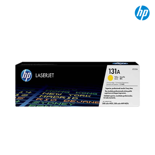 ตลับหมึกแท้ Toner Original Compatible HP CF212A Yellow, 131A